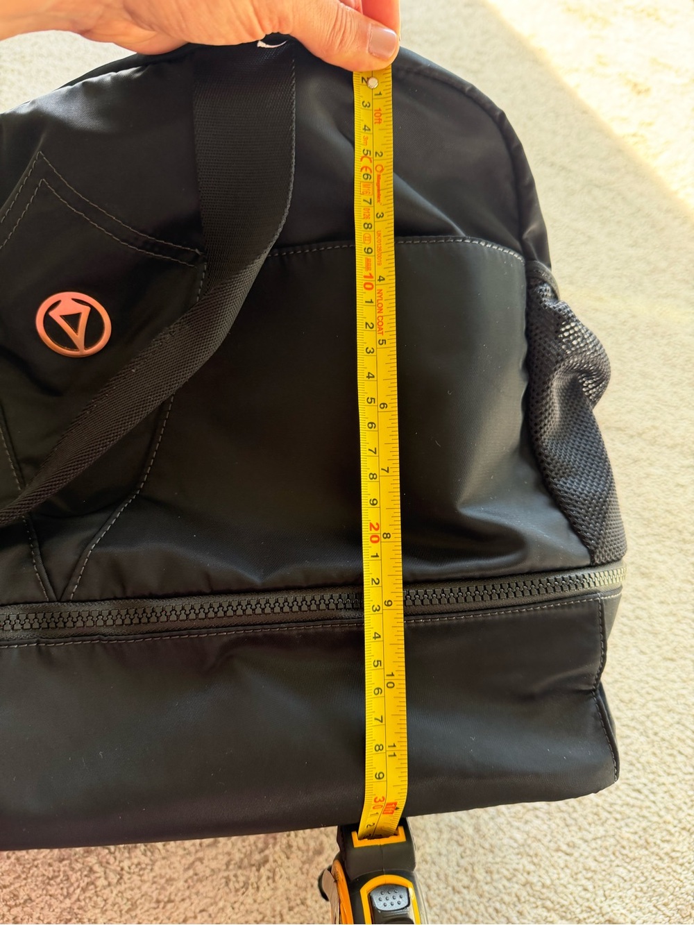 LIKE NEW Lululemon Black Weekend Duffel Bag, 34L - Picture 11 of 12